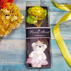 Artificial Flower With Teddy